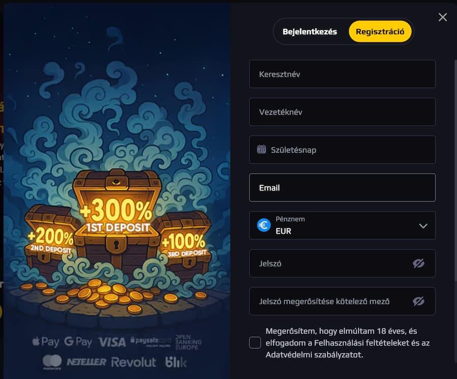 regisztráció