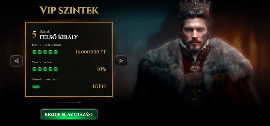 VIP szint