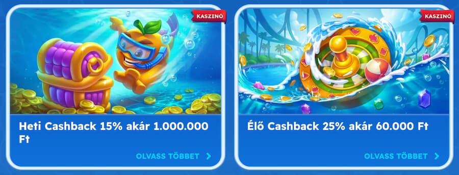 cashback ajánlatok