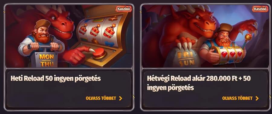 Dragonia értékelés reload csomagok