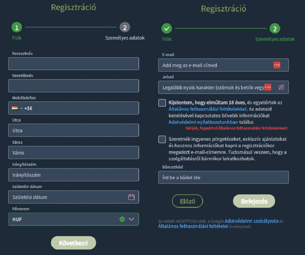 Miki értékelés regisztráció