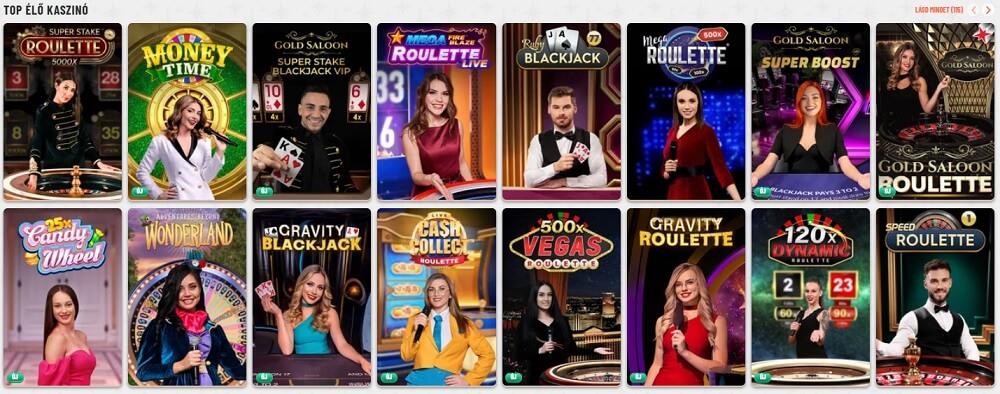 Wyns értékelés élő kaszinó