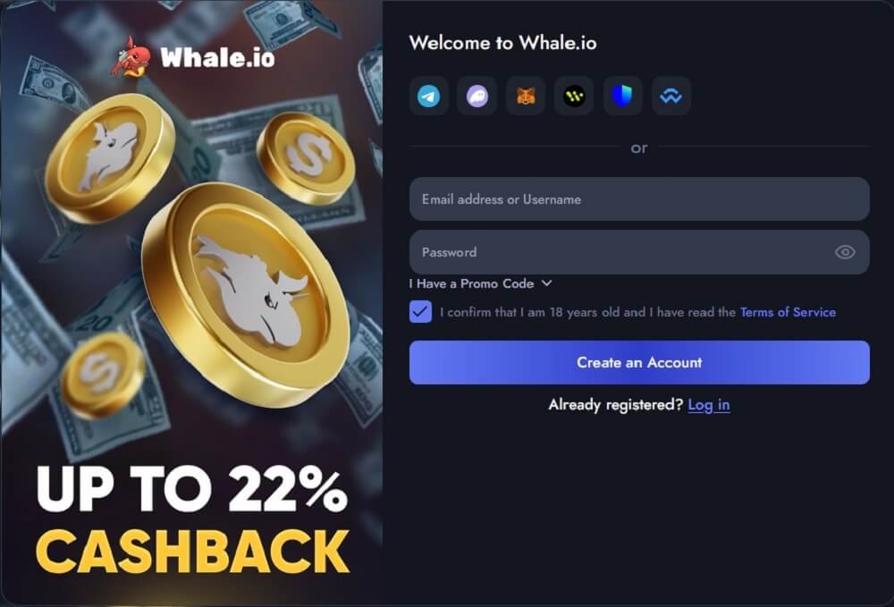 Whale.io értékelés regisztráció