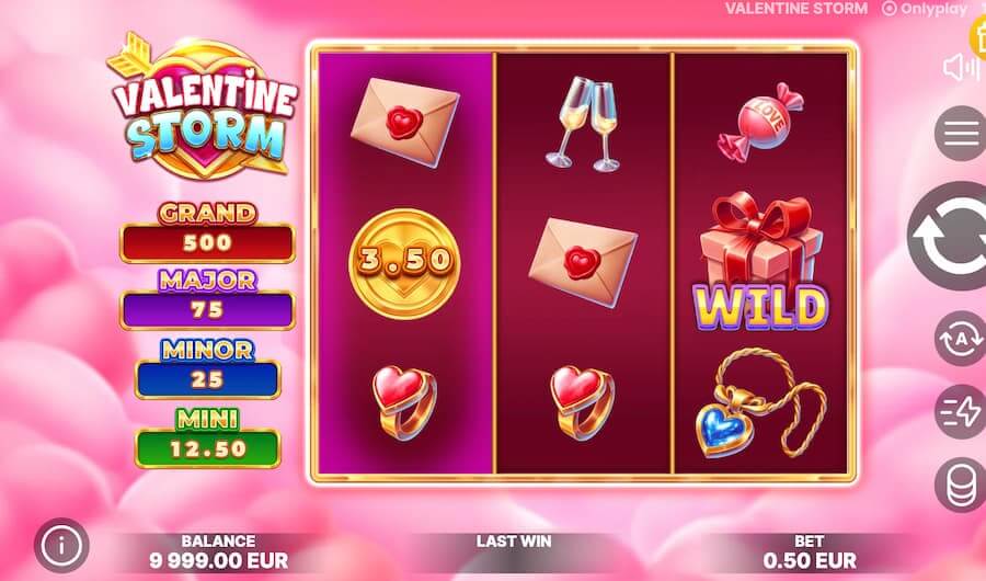 Valentine Storm nyerőgép