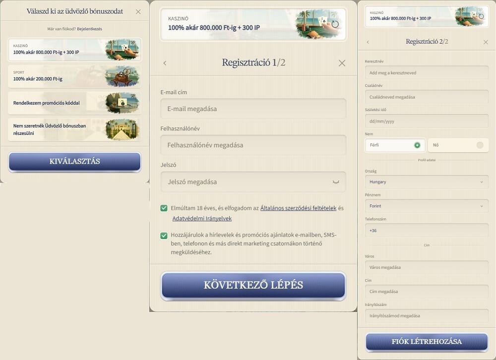 VipLuck értékelés regisztráció