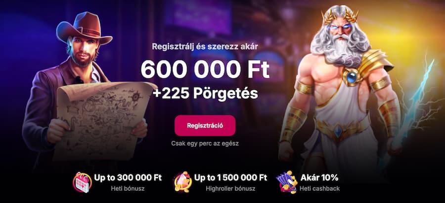 NVcasino értékelés üdvözlő csomag