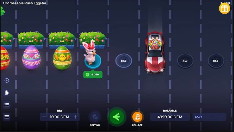 Uncrossable Rush Eggster játék