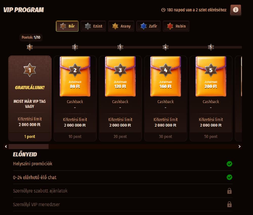 Westace értékelés VIP