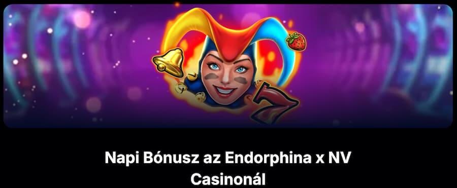 NVcasino napi bónusz