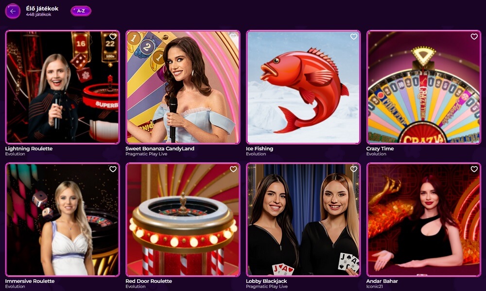 Spinania értékelés élő kaszinó