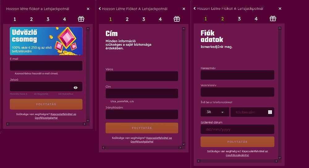 Letsjackpot értékelés regisztráció